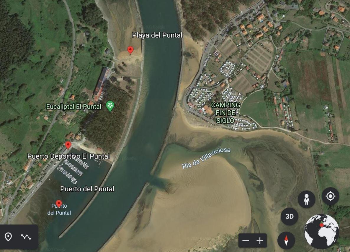 Playa Del Puntal Villaviciosa Asturias Lujo Primera Linea Playa Luaran gambar