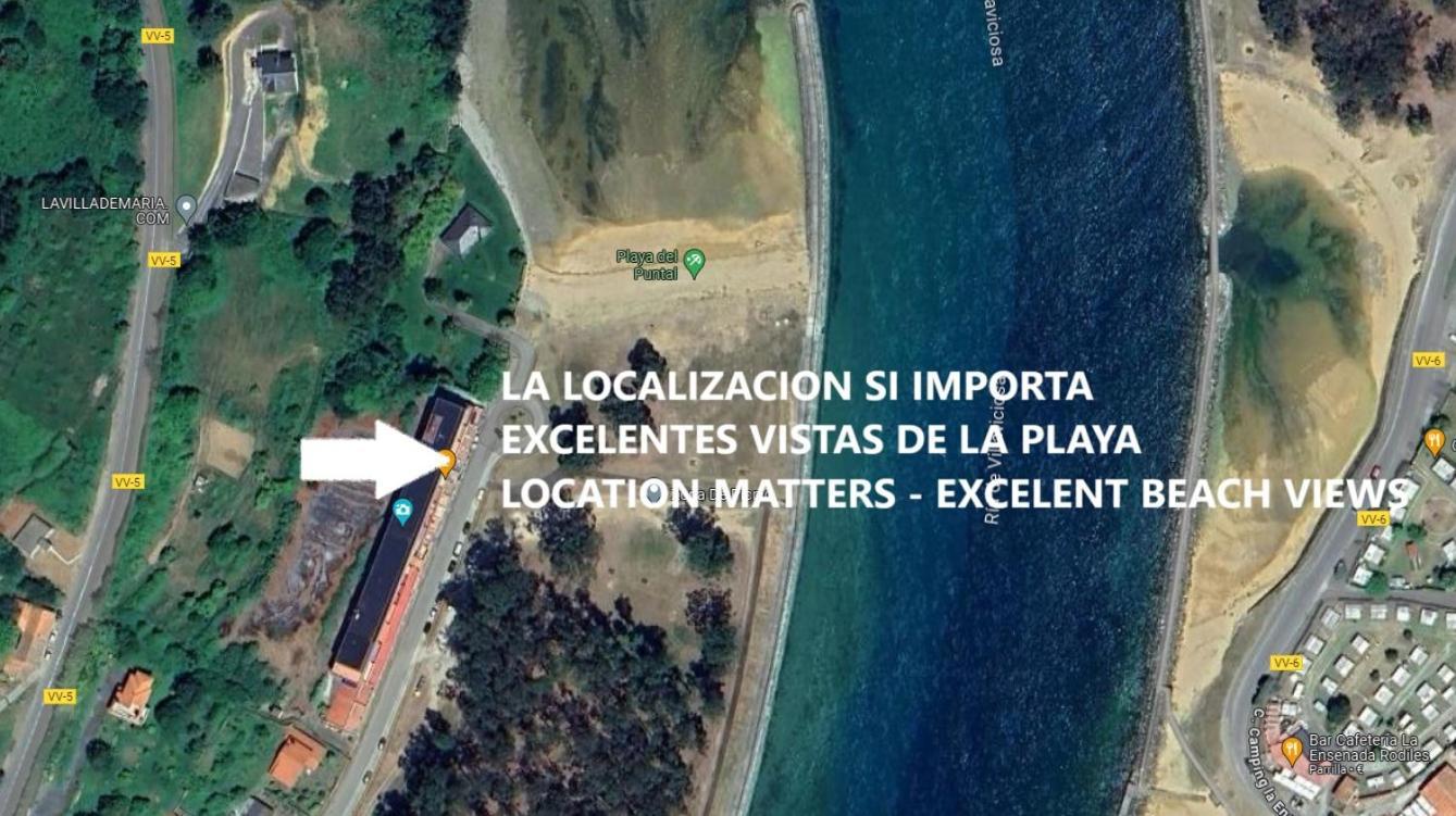 Playa Del Puntal Villaviciosa Asturias Lujo Primera Linea Playa Luaran gambar