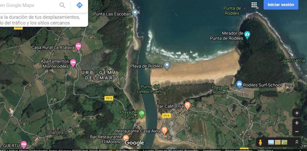 Playa Del Puntal Villaviciosa Asturias Lujo Primera Linea Playa Luaran gambar