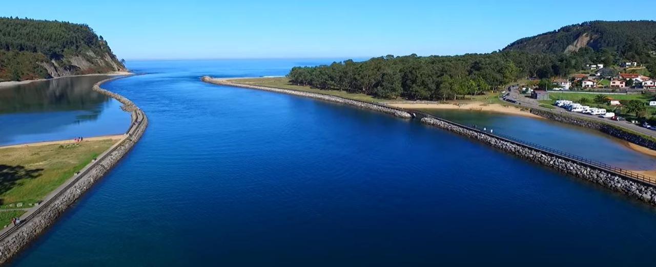 Playa Del Puntal Villaviciosa Asturias Lujo Primera Linea Playa Luaran gambar