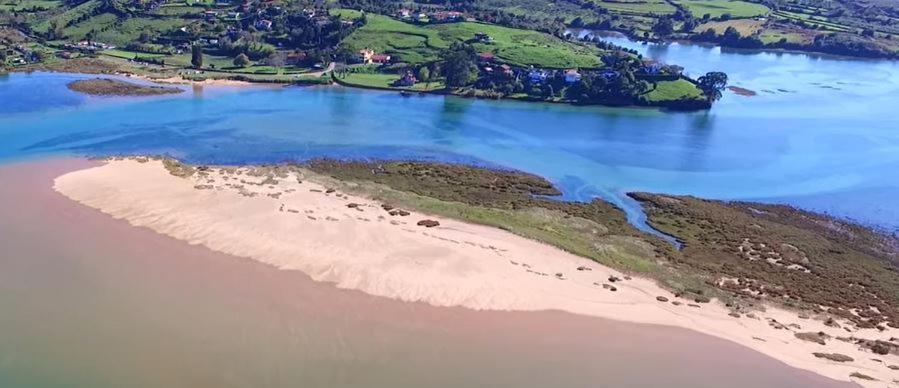 Playa Del Puntal Villaviciosa Asturias Lujo Primera Linea Playa Luaran gambar